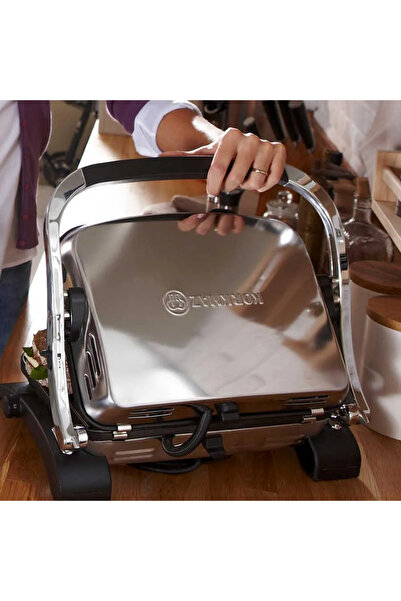 KORKMAZ Tostkolik Tost Makinesi A328-05 Siyah/Inox Granit