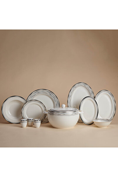 KORKMAZ Perla Collection 60 Parça Yuvarlak Yemek Takımı A8360