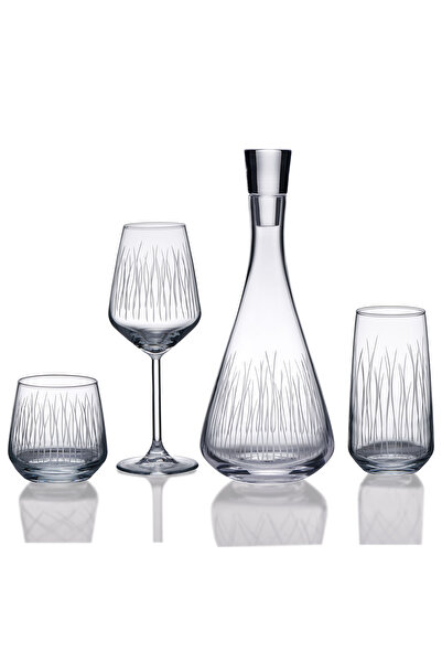 KORKMAZ Liana 37 Parça Bardak Seti A9205