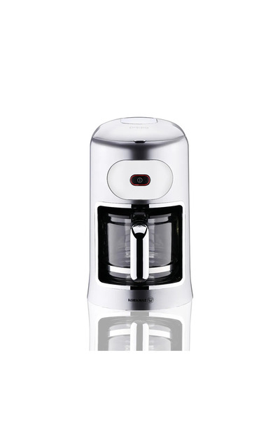 KORKMAZ ماكينة صنع القهوة Drippa بفلتر إينوكس بزر واحد A864-02