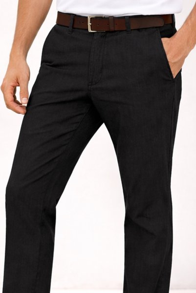 Varetta Men's Black Summer Jeans Italian Side Pocket Tencel