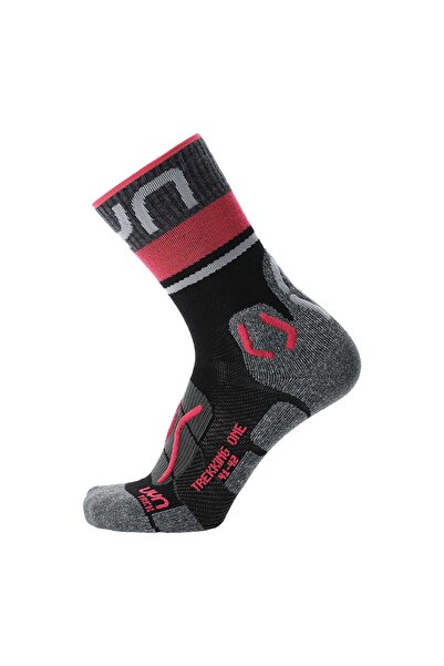 UYN Damen Trekking-Socken – Merino-Wandersocken mit Logo-Muster