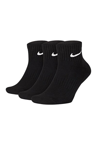 Nike Unisex 3er Pack Sportsocken - Everyday, Cotton Cushioned Ankle, einfarbig