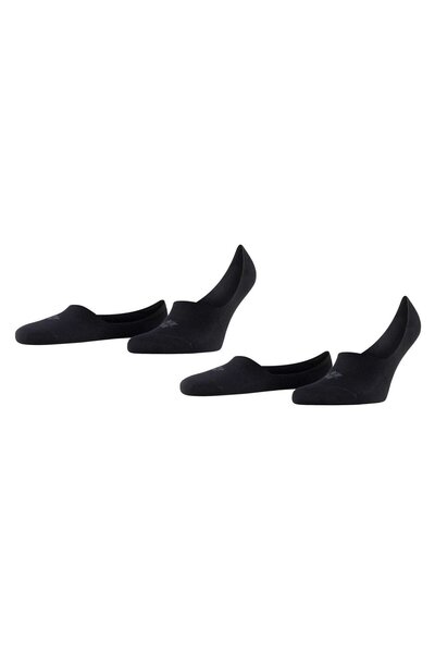 Burlington 2er-Pack Herren Füßlinge – Casual IN, rutschfester Absatz, Einfarbig