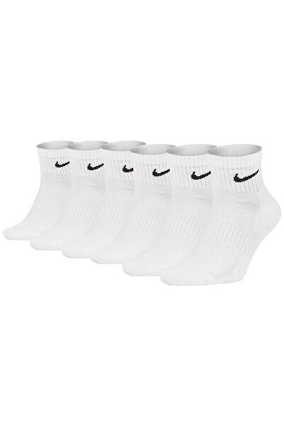 Nike Unisex 6er Pack Sportsocken - Everyday, Cotton Cushioned Ankle, einfarbig