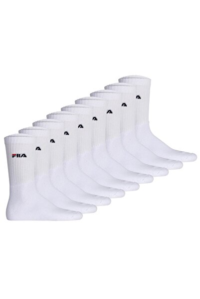 Fila Unisex Socken, 9er Pack - Tennissocken, Crew Socks, Logo