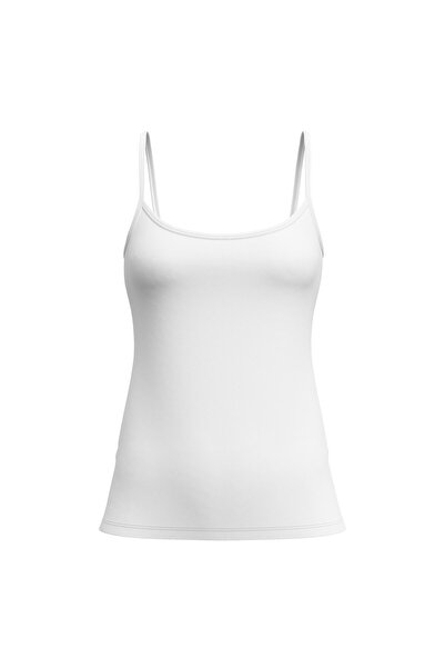 Calida Damen Spaghettitop - Essential Cotton, Unterhemd, Top, Jersey, einfarbig