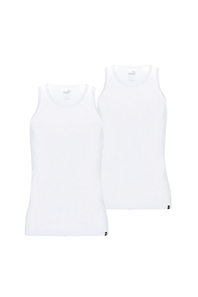 Puma Herren Tank Top, 2er Pack - Basic, Unterhemd, Rundhals, Single Jersey, e...