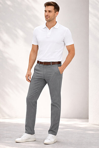 Varetta Men's Gray Summer Jeans Italian Side Pocket Tencel Jeans