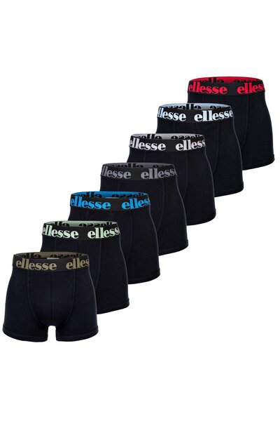 Ellesse Herren Boxershorts, 7er Pack - Yema 7 Pack Boxershorts, Logo, Baumwol...