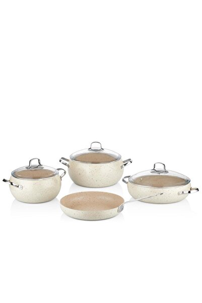 KORKMAZ Mondea 7 Parça Tencere Seti A2656