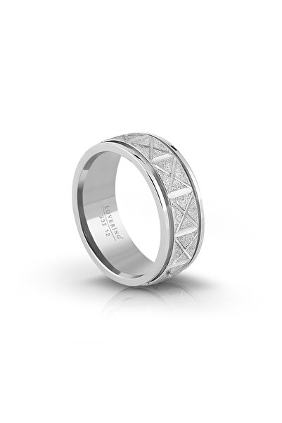 Lovering خاتم نسائي من الفولاذ LVR332B