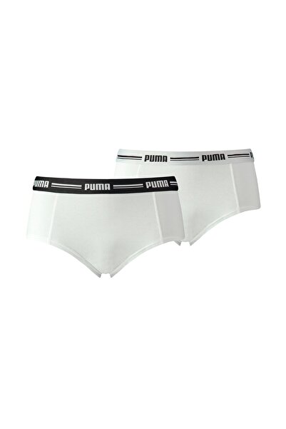 Puma Mini-Shorts für Damen – ikonischer, weicher Baumwoll-Modal-Stretch, 2er-...