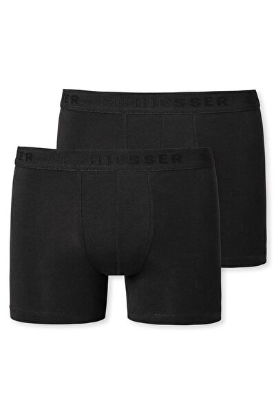 Schiesser Jungen-Shorts im 2er-Pack – Serie 95/5, einfarbig, Bio-Baumwolle