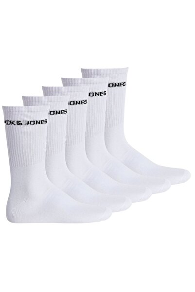 Jack & Jones JACK&JONES Herren Tennissocken 5er Pack - JACBASIC LOGO TENNIS S...