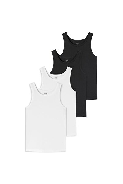 uncover by Schiesser Herren Unterhemd 4er Pack - Serie "Uncover", Rundhals