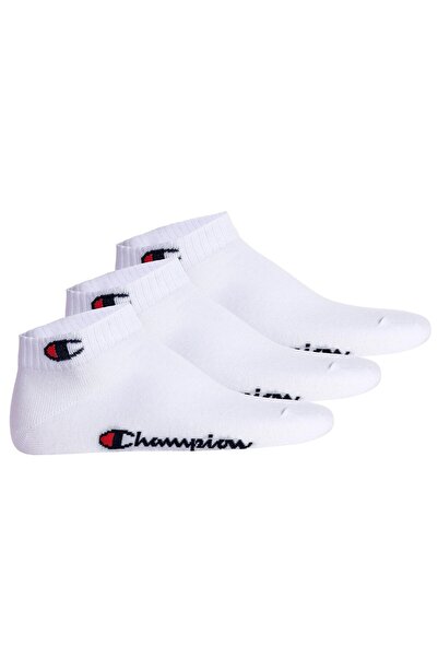 Champion Unisex-Socken, 3er-Pack – Viertelsocken, Basic, Logo