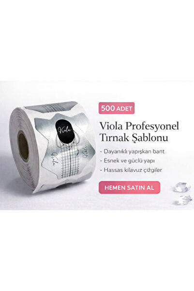 VIOLA BEAUTY VIOLA GRİ PROTEZ TIRNAK ŞABLONU