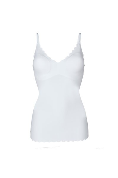 Skiny Damen Spaghetti-Shirt - Top, V-Ausschnitt, Pads, Micro Lovers, Mikrofaser