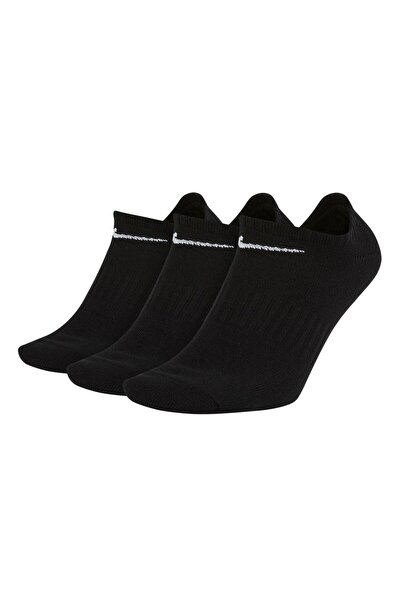 Nike Unisex 3'lü Paket Spor Ayakkabı Spor Çorap - Her Gün, Hafif Görünmez, ei...