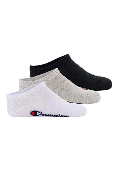Champion Kinder-Socken, 3er-Pack – Sneakers-Socken, Logo, einfarbig