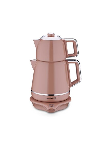 KORKMAZ Demiks Electric Tea Kettle Mochachrome A332-06