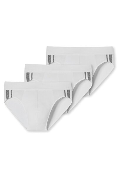 Schiesser Herren Slip 3er Pack - Rio Slip 95/5, Cotton Stretch, Seitenstreifen