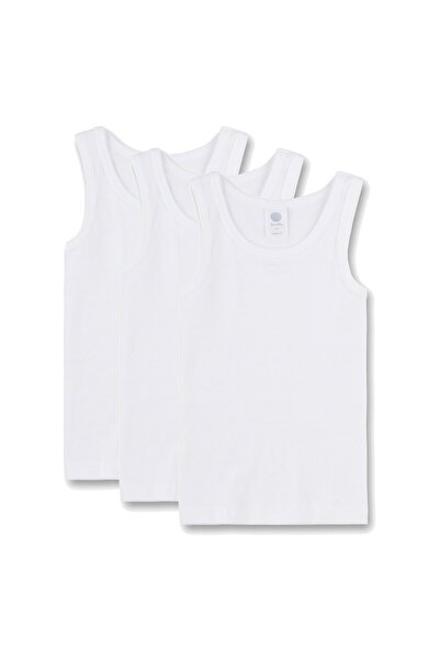 Sanetta Jungen Unterhemd 3er Pack - Shirt ohne Arme, Tank Top, Basic, Organic...
