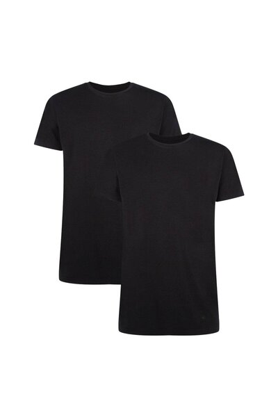 Bamboo Basics Herren T-Shirt RUBEN, 2er Pack - Unterhemd, Rundhals, Single Je...
