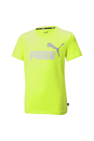 Puma Jungen T-Shirt - ESS+ 2 Col Logo Tee, Rundhals, Kurzarm, uni