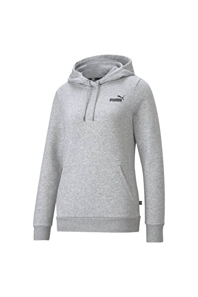 Puma Damen Hoodie - ESS Small Logo Hoodie, Rundhals, Langarm, Kapuze, uni