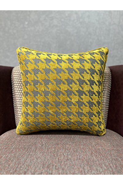 Fabricland Husă pătrată exclusivă KIRLENT cu țesătură de in (model cu două fețe)