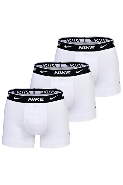 Nike Herren Boxershorts, 3er Pack - Trunks, Logobund, Cotton Stretch