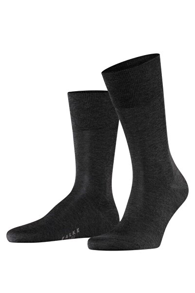 FALKE Herren Socken - Tiago, Strümpfe, Baumwolle, Logo, lang, einfarbig