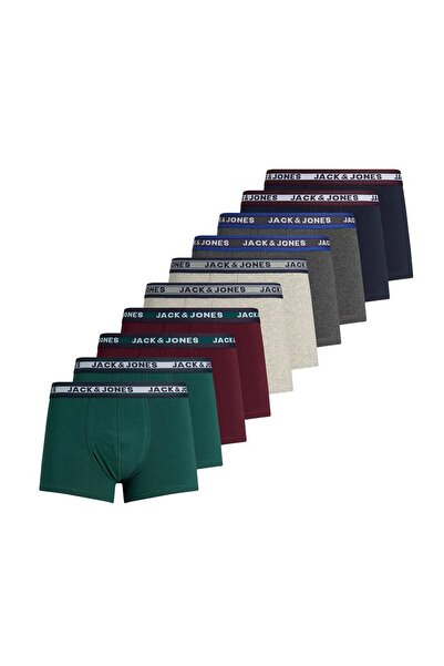 Jack & Jones JACK&JONES Herren Boxer Shorts, 10er Pack - JACSOLID, Trunks, Ba...