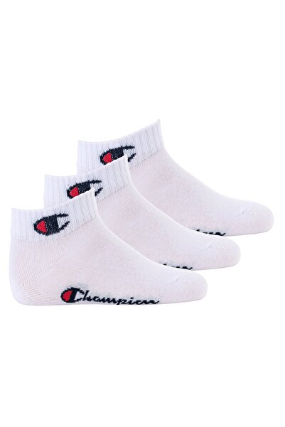 Champion Kinder Socken, 3er Pack - Quarter, einfarbig