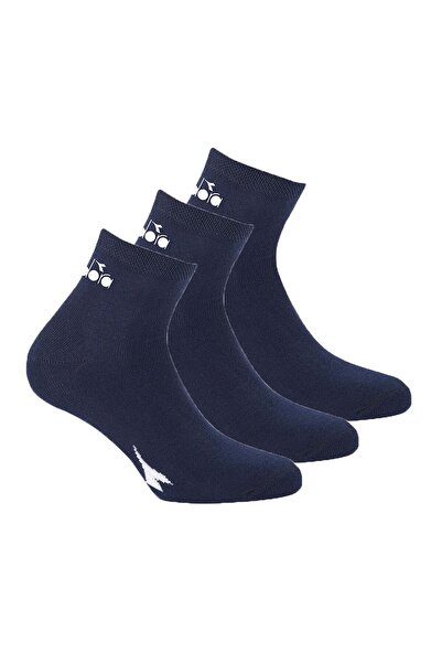 Diadora Unisex-Socken – 3er-Pack mit Logo und Viertelmuster