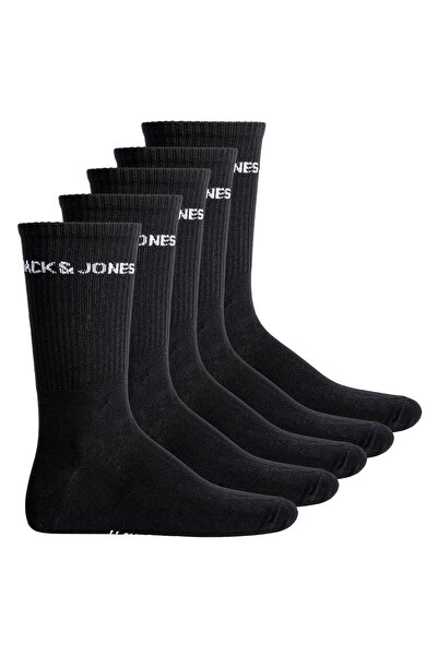 Jack & Jones JACK&JONES 5er-Pack Herren Tennissocken – JACBASIC-LOGO, Tenniss...