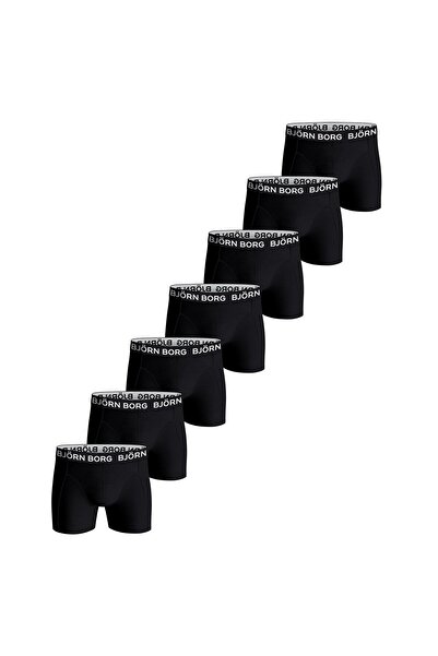 Björn Borg Herren Boxershorts, 7er Pack - Cotton Stretch Trunks, Logobund