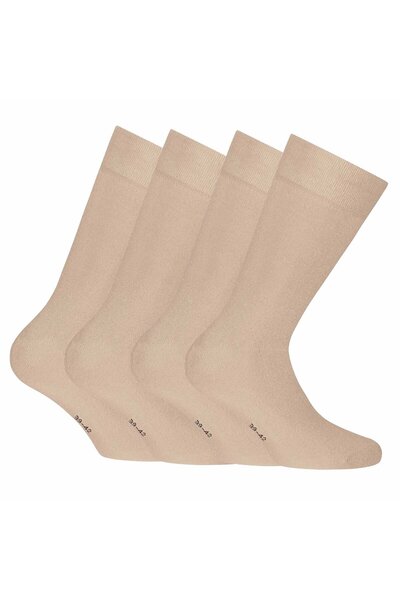 Rohner Basic Unisex Socken, 4er Pack - Bambus, Kurzsocken