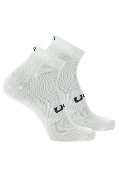 UYN Unisex Essential Short Cut Quarters Socken – 2er-Pack, Logo