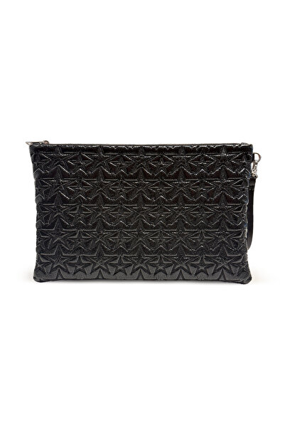 Ecrou Star Pattern Computer Bag Black