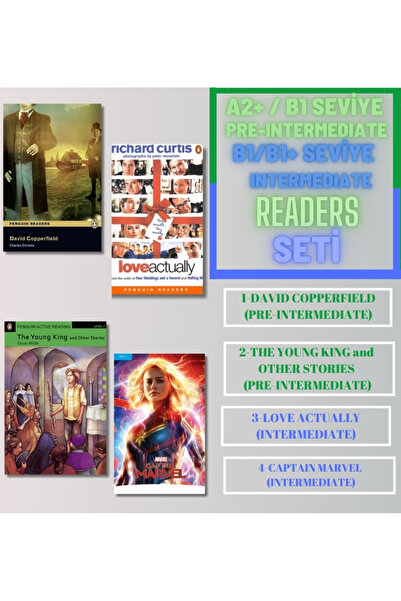 Penguin Books A2+ / B1 Pre-Intermediate ve B1 / B1+ Intermediate Seviye İngil...