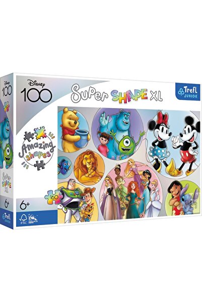 Mercaton PUZZLE TREFL PRIMO SUPER SHAPE XXL 160 DISNEY 100 LUMEA DISNEY