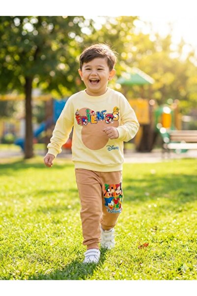 NURTOPU Set trening pentru băieți, set de sus și de jos, din țesătură de bumb...