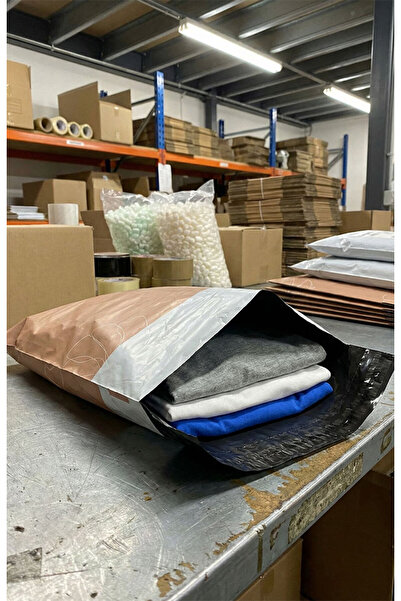 AkalBatu No1 50 كيس شحن منقوش بودرة - 33x37x7 سم