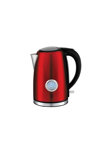 Berlinger Haus Fierbător electric cu termostat, 1,7 litri, Colecția Burgundy,...