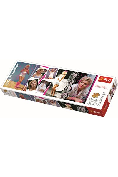 Trefl PUZZLE PANORAMA 500 COLAJ MARILYN MONROE