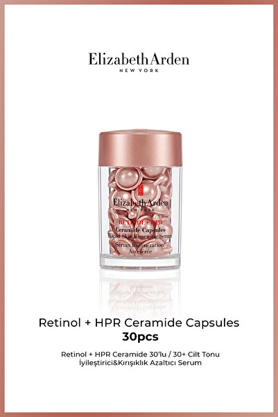 Elizabeth Arden Retinol + HPR Ceramide Capsules 30 Kapsül – Retinol Kapsül Se...