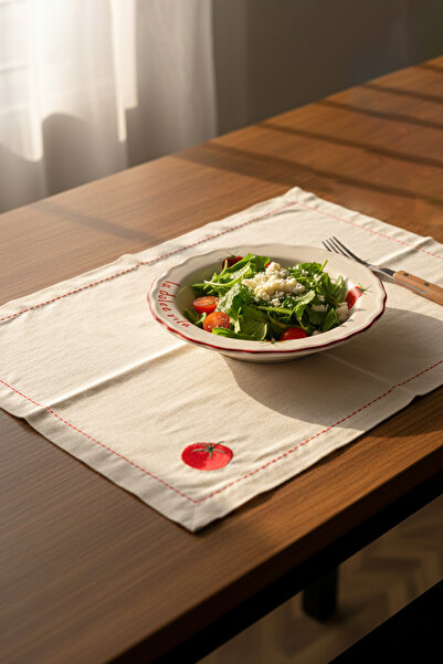 Rakle Помадоро Лляна вишивка 2-х частинний американський сервіз 35x40 см